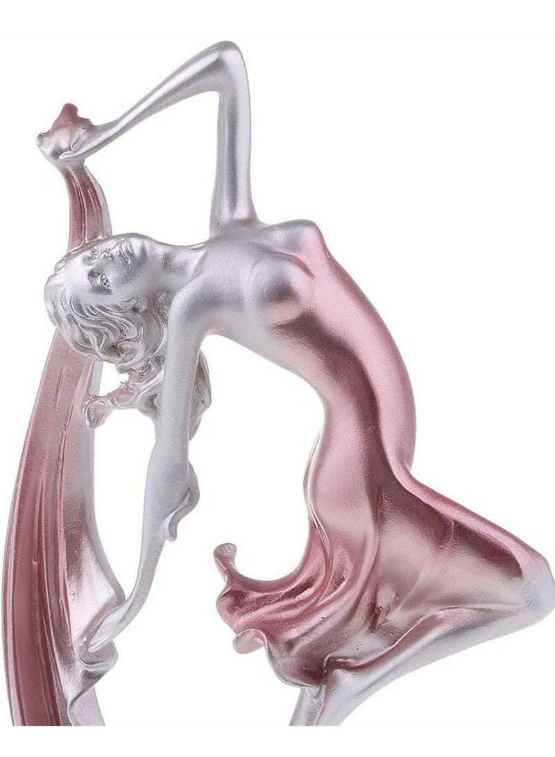 كابتن تيك Dancing Girl Figurine, Resin Table Decoration Ornament, Art Sculpture Figure, Home Decor Gift, 23x11cm - Image 5