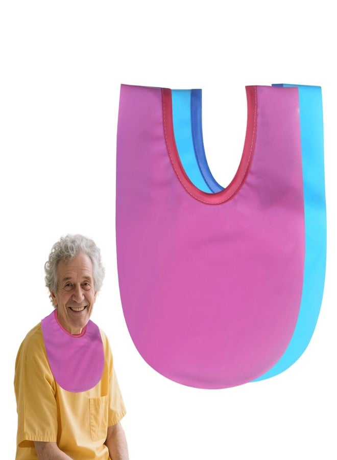 EHUCONELDEX Tracheostomy Shower Cover Neck Stoma Protector for Tracheostomy,Laryngectomy Waterproof Shower Shield Neck Stoma Guard-Adjustable (Blue & Red, 2 PCS - Image 1