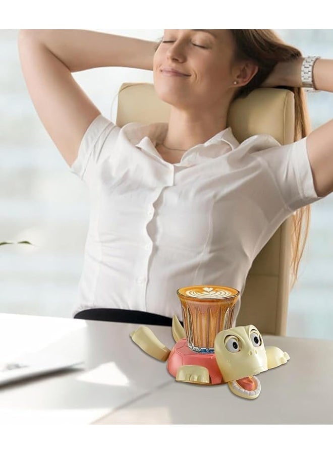 Funny Animal Coaster Cup Holder – Cute Animal Drink Coaster for Coffee Cups, Mugs, Wine Glass & Water Bottle, Cartoon Animal Table Decor, Novelty Gift for Birthday (Pink) - Image 2
