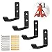 lcusepu Jack Stand Wall Mount Organizer Car Jack Stands Wall Hooks for Hanging Universal Upgrade Designed Garage Hook Heavy Duty Hooks Fits 2 3 4 5 6 Ton Heavy Duty Jack Stands 4 Pack - Image 2