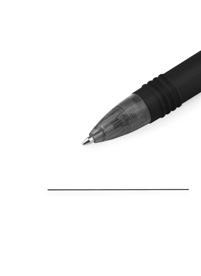 ZEBRA ZEBRA Z-Grip Smooth Mini Retractable Ballpoint Pens - 1.0mm - Black - Pack of 6  - Image 3