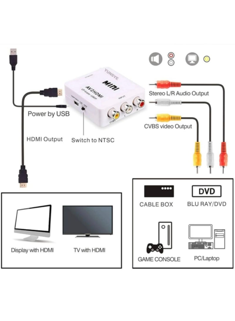 ميني محول من (AV) إلى (HDMI). - Image 4