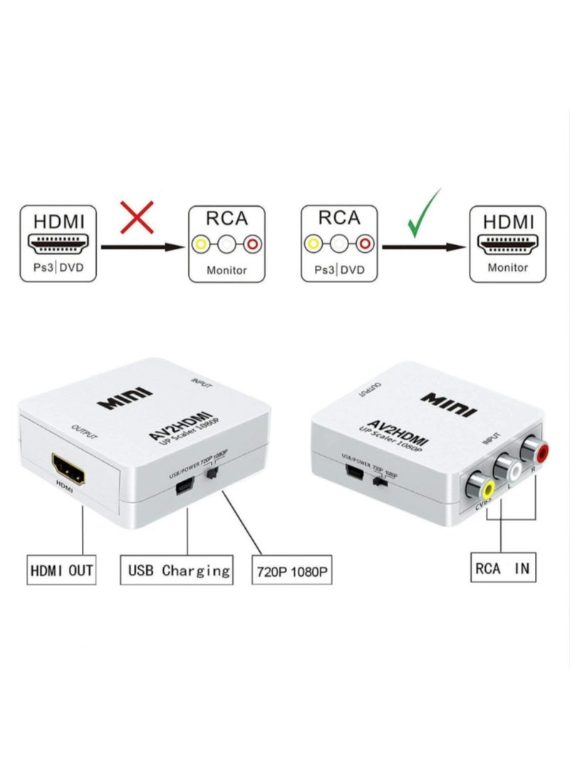 ميني محول من (AV) إلى (HDMI). - Image 3