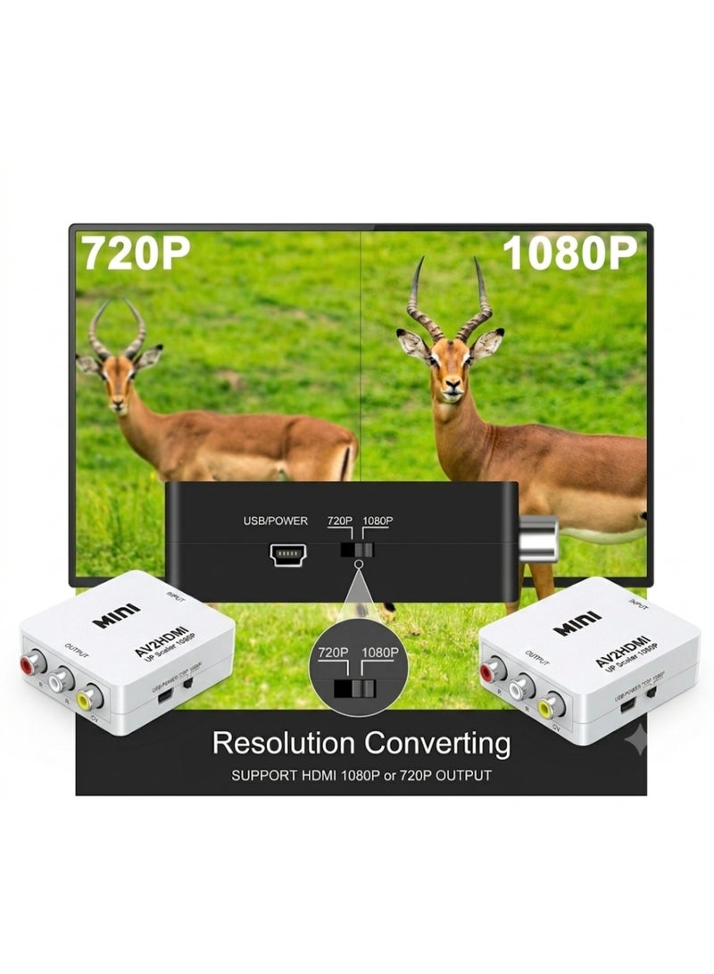 ميني محول من (AV) إلى (HDMI). - Image 2