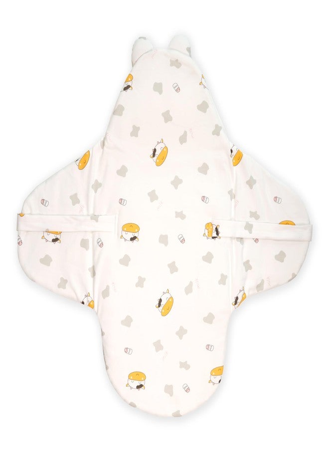 Kicks & Crawl Moo Moo Carry Nest |Cotton Sleep nest for Infants & New Born Baby | Portable/Travel & Skin Friendly | 0-6 Months - Image 4