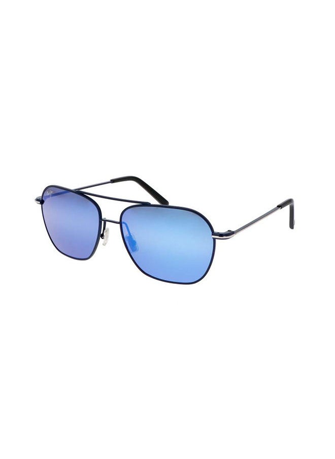 MAUI JIM Unisex Mirrored Mano Sunglasses - Shape B877-03 - Lens Size: 57 Mm 
