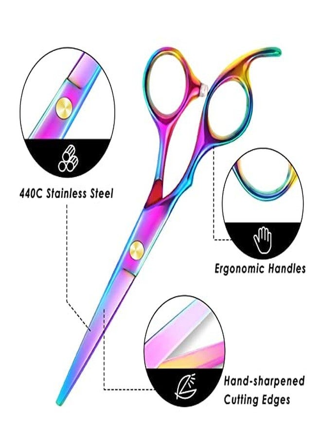 GutarGoo Hair Cutting Scissor Smooth and Comfortable,Stainless Steel Hairdressing Shears Set (Multi) - Image 2