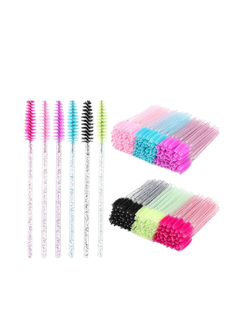 Tbestmax 300 Disposable Mascara Wands Eyelash Brush Spoolies for Eye Lash Extension, Eyebrow and Makeup Crystal Tbestmax  - Image 1