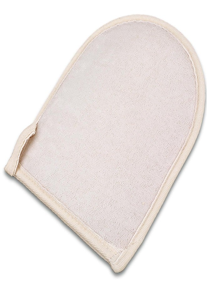 Jaasuee Exfoliating Loofah Glove Pad Body Scrubber. Our Body Gloves are Made of Premium Natural Egyptian Shower Loufa Sponge for Woman and Men to Cleanse The Face and Body - Image 1