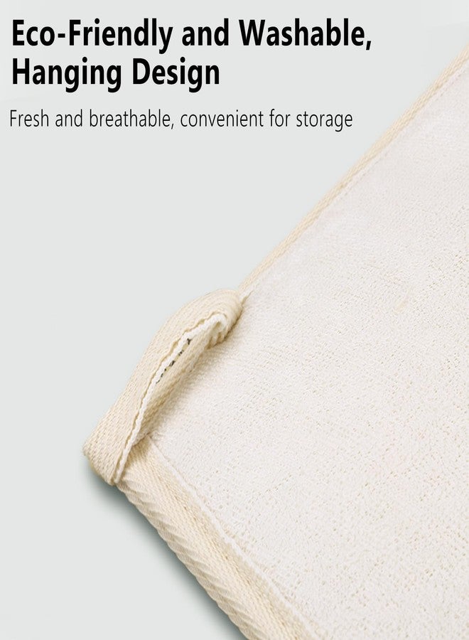 Jaasuee Exfoliating Loofah Glove Pad Body Scrubber. Our Body Gloves are Made of Premium Natural Egyptian Shower Loufa Sponge for Woman and Men to Cleanse The Face and Body - Image 5