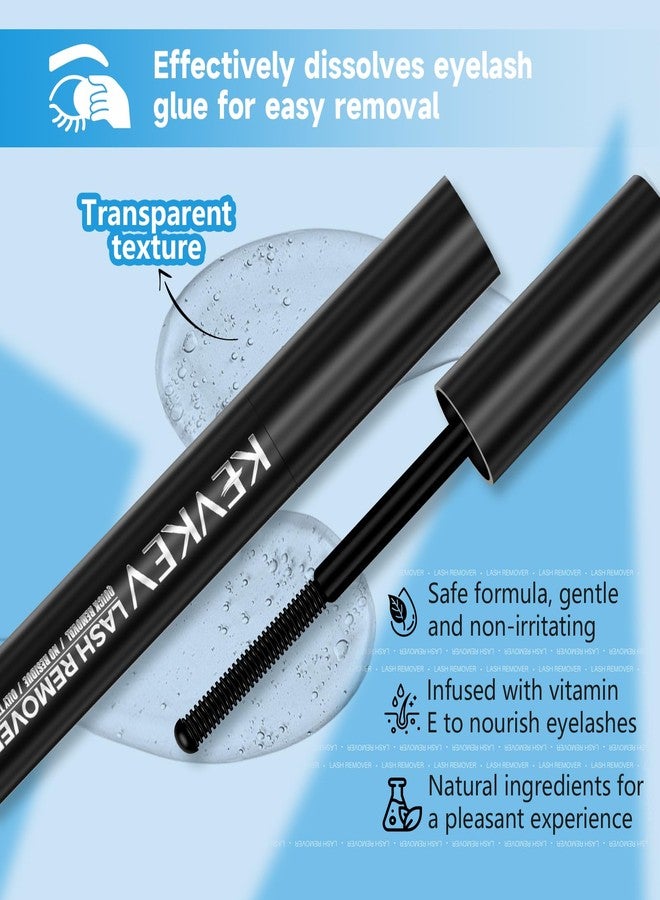 KEVKEV Lash Remover For Lash Extensions 5ml Lash Cluster Remover Oil Texture Lash Remover Gentle Quick Removal,No Residue,Clear Lash Glue Remover DIY Lash Extension Remover at Home - Image 2