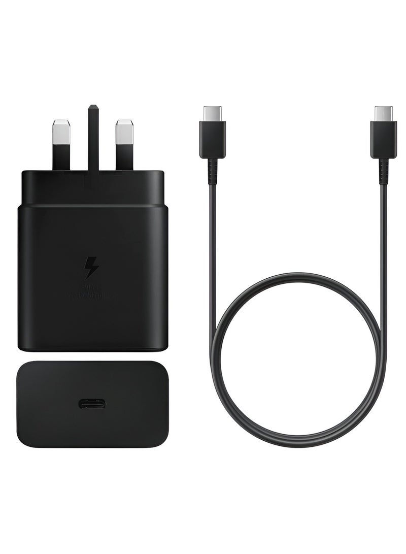 Beauenty 45W Fast Charger for Samsung Galaxy S24, S24+,S23, S23+, S22, S22Ultra, S22+, S21, S20, A32, A33, A53, A73, USB C Super Fast Charger Plug with 1 m Type C Charging Cable - Image 1