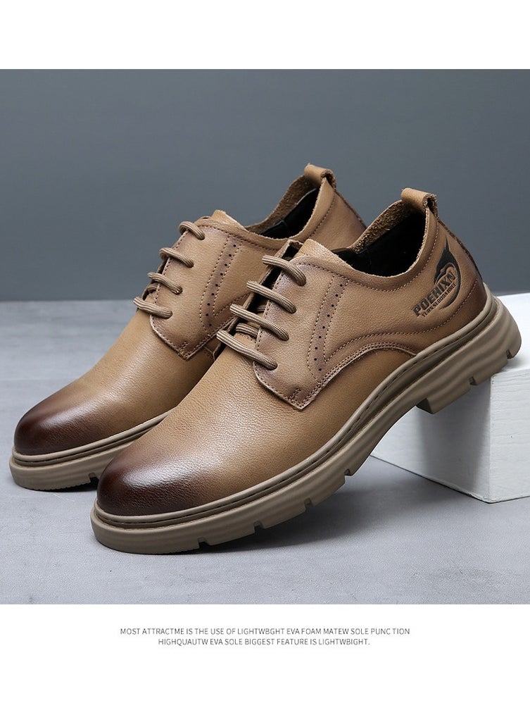 KUYING - New Men's Business Leather Shoes - Image 1
