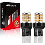 AUXLIGHT AUXLIGHT 7440 7441 7443 7444 T20 992 W21W LED Bulbs Amber Yellow, Ultra Bright 57-SMD LED Replacement for Blinker  - Image 1
