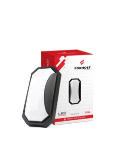FORMOST FORMOST LED Bulkhead Light 30W | IP66 Waterproof | Energy Saving | Home Wall Gate Lamp for Outdoor and Indoor Use | Porch Light | Office Balcony Decoration | Cool White (Pack of 1)  - Image 1