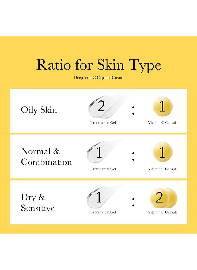 Medicube Deep Vitamin C Golden Capsule Face Moisturizer - Liposome Capsules For Wrinkles, Skin Radiance - Transparent Gel For Glow Hydration - Korean Skin Care 1.94 Oz  - Image 5
