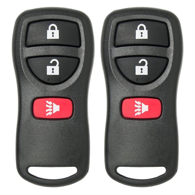 Keyless2Go Replacement for Keyless Entry Remote Car Key Fob 3 Button KBRASTU152 Pack