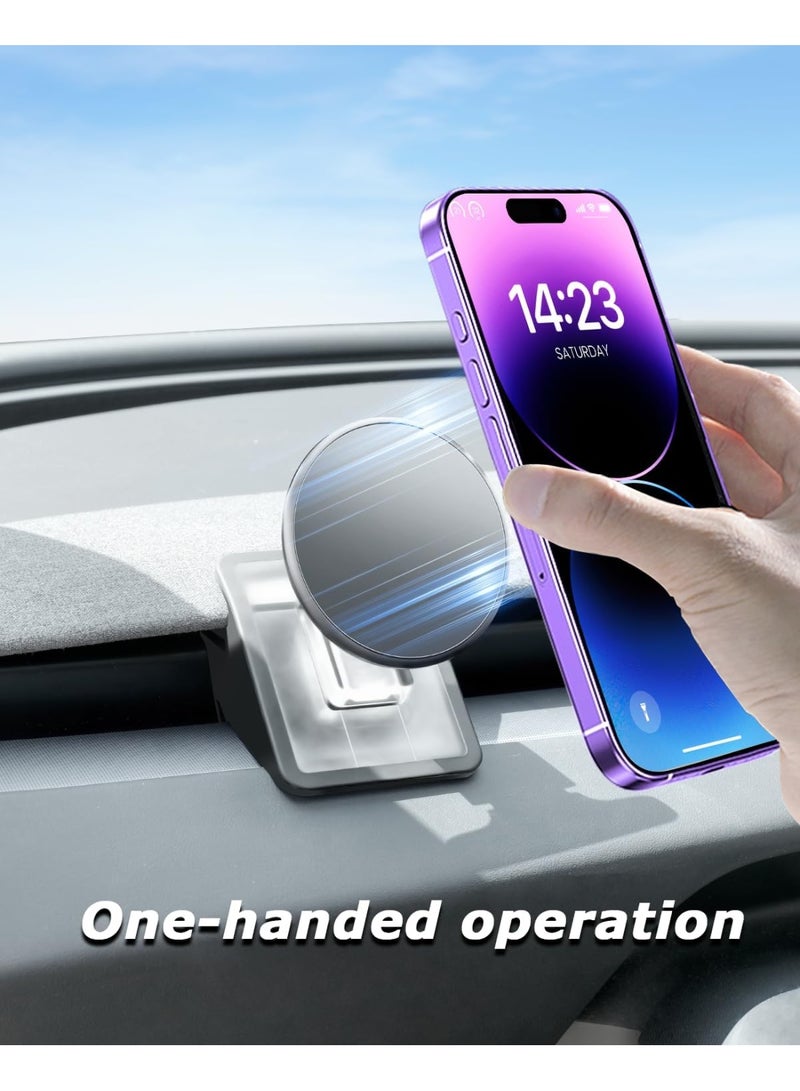 Phone Mount for Tesla Model 3 Highland Model Y Juniper 2025, Magnetic Phone Holder for Tesla Model 3 Model Y Accessories 2025, Easy Installation for MagSafe, Compatible with iPhone 16 15 14 13 12 - Image 5