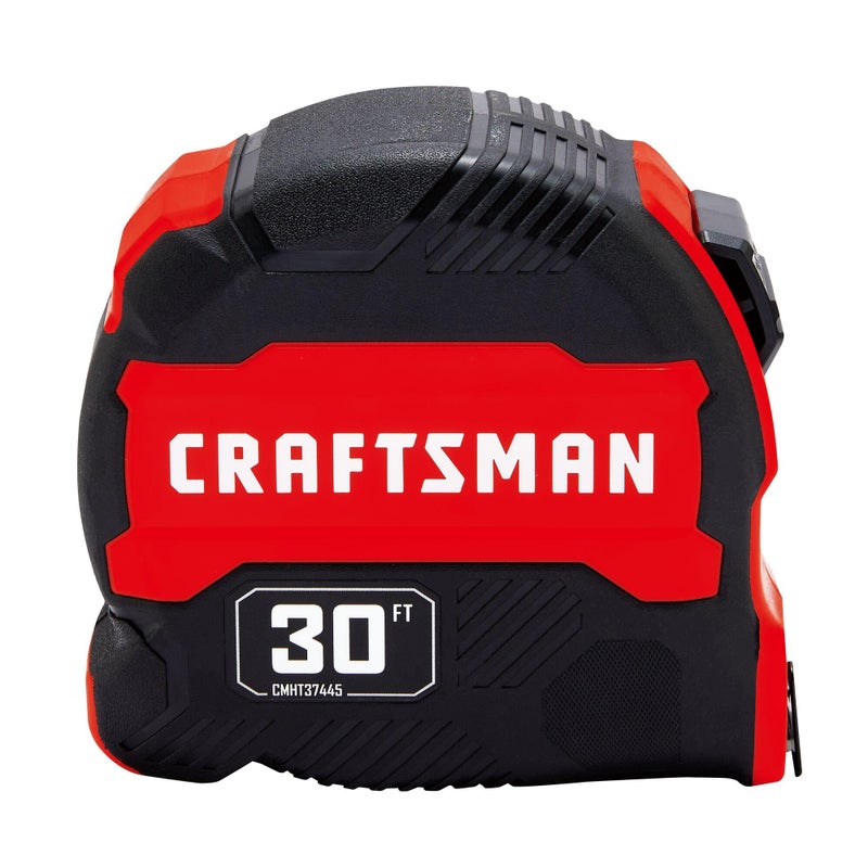 CRAFTSMAN 30ft Tape Measure with Fraction Markings Retractable CMHT37445S - Image 2