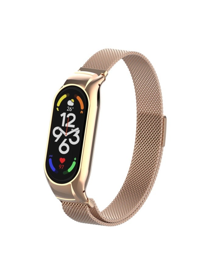 Suitable For Mi Band 7 Strap Miband7 Metal Milanese Nice Magnetic Wristband Mi 7 Bracelet Strap - Image 2