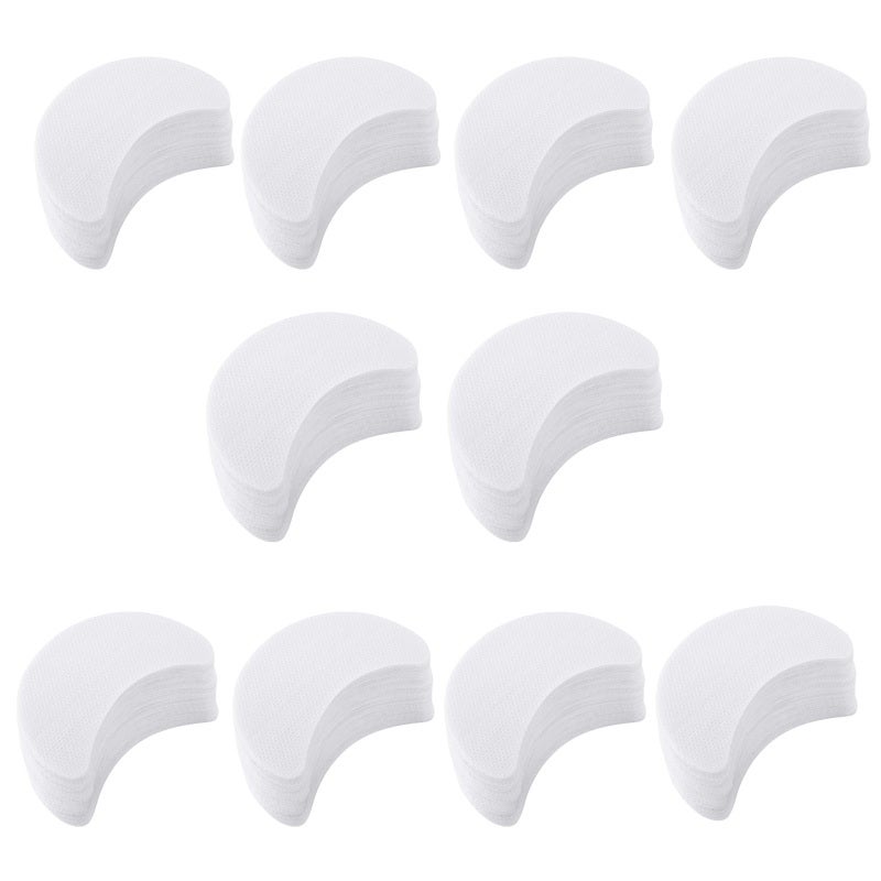 20 Pcs Eyeshadow Pads - Soft Non-Woven Material Perfect Protection Half Moon Shape for Eye Makeup Beginners Daily Beauty Routine - Image 2