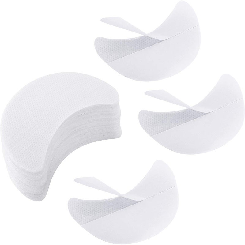 20 Pcs Eyeshadow Pads - Soft Non-Woven Material Perfect Protection Half Moon Shape for Eye Makeup Beginners Daily Beauty Routine - Image 3