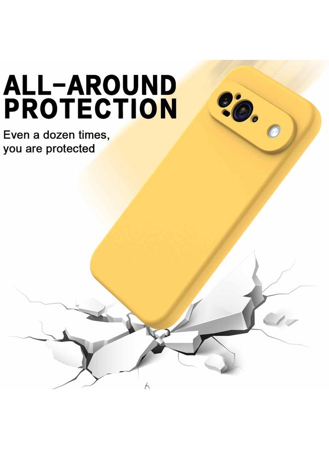 The Bros Phone Case For Google Pixel 9 Pure Color Liquid Silicone Shockproof Phone Phone Case - Image 5