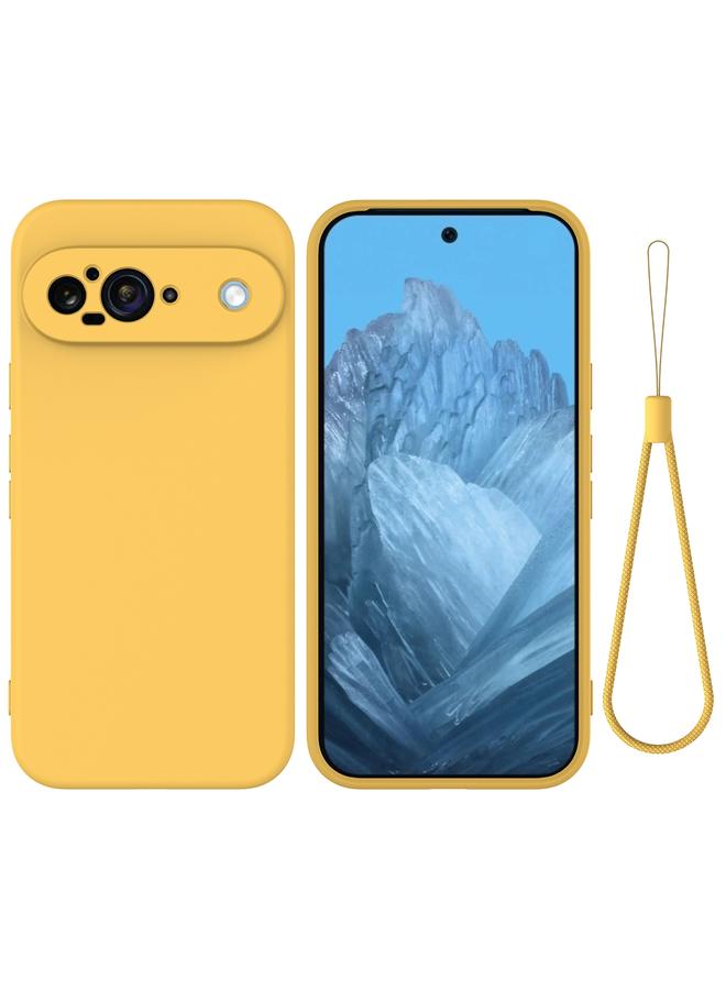 The Bros Phone Case For Google Pixel 9 Pure Color Liquid Silicone Shockproof Phone Phone Case - Image 1