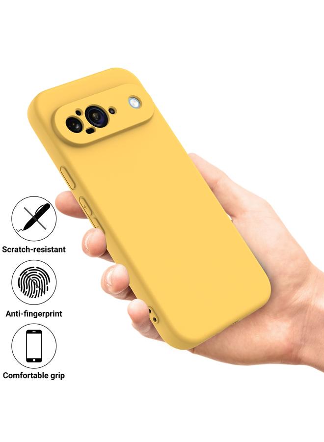 The Bros Phone Case For Google Pixel 9 Pure Color Liquid Silicone Shockproof Phone Phone Case - Image 2