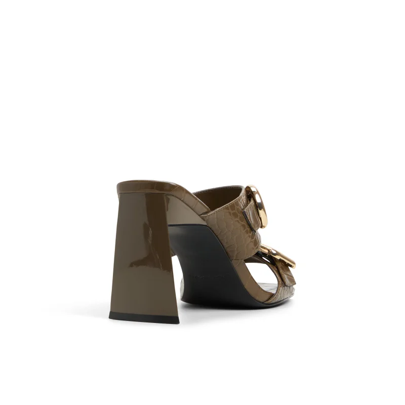 كول ات سبرنج Zoeey Croc Textured Heeled Sandals