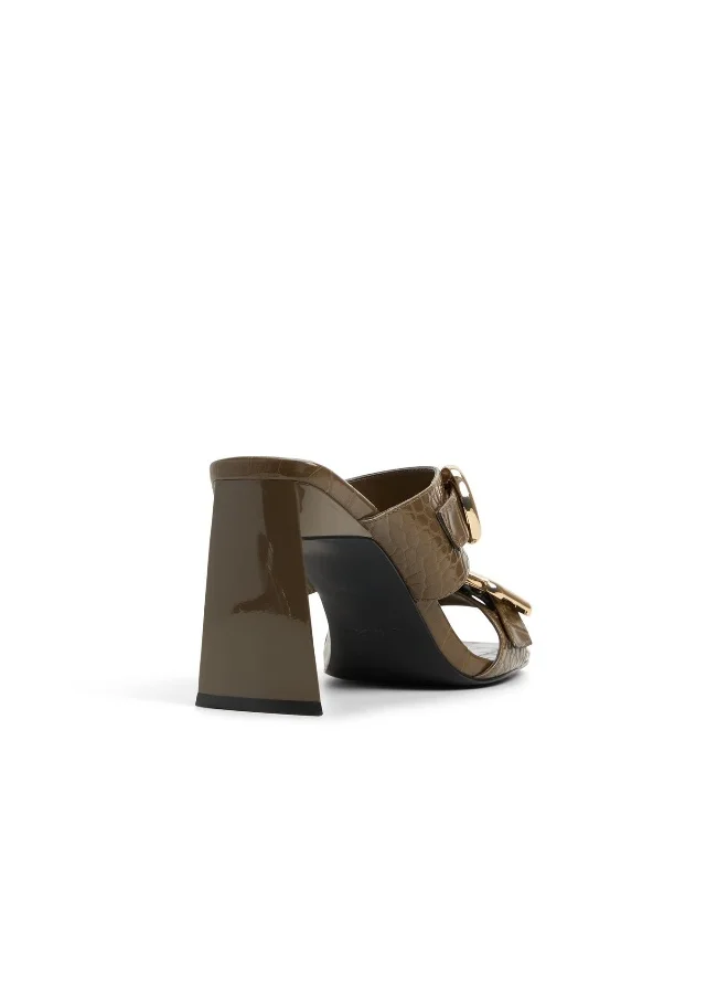 CALL IT SPRING Zoeey Croc Textured Heeled Sandals