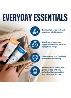 Carpe Carpe Sweat Absorbing Foot Lotion & Foot Exfoliating Scrub Regimen - A Total Solution for Sweaty Smelly Feet  - Image 2