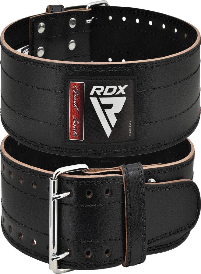 RDX Weight Lifting Belt for Men Women, IPL USPA Approved, 6mm Thick, 4” Powerlifting Back Support, Squat Deadlift Bodybuilding Exercise Fitness Gym Workout Strength Training - Image 1