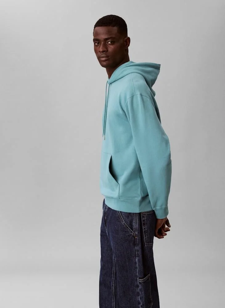 Calvin Klein Jeans  Cotton Terry Monogram Hoodie for Men | Best Price UAE