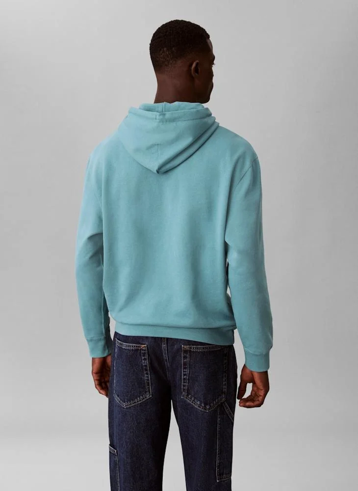 Calvin Klein Jeans Cotton Terry Monogram Hoodie