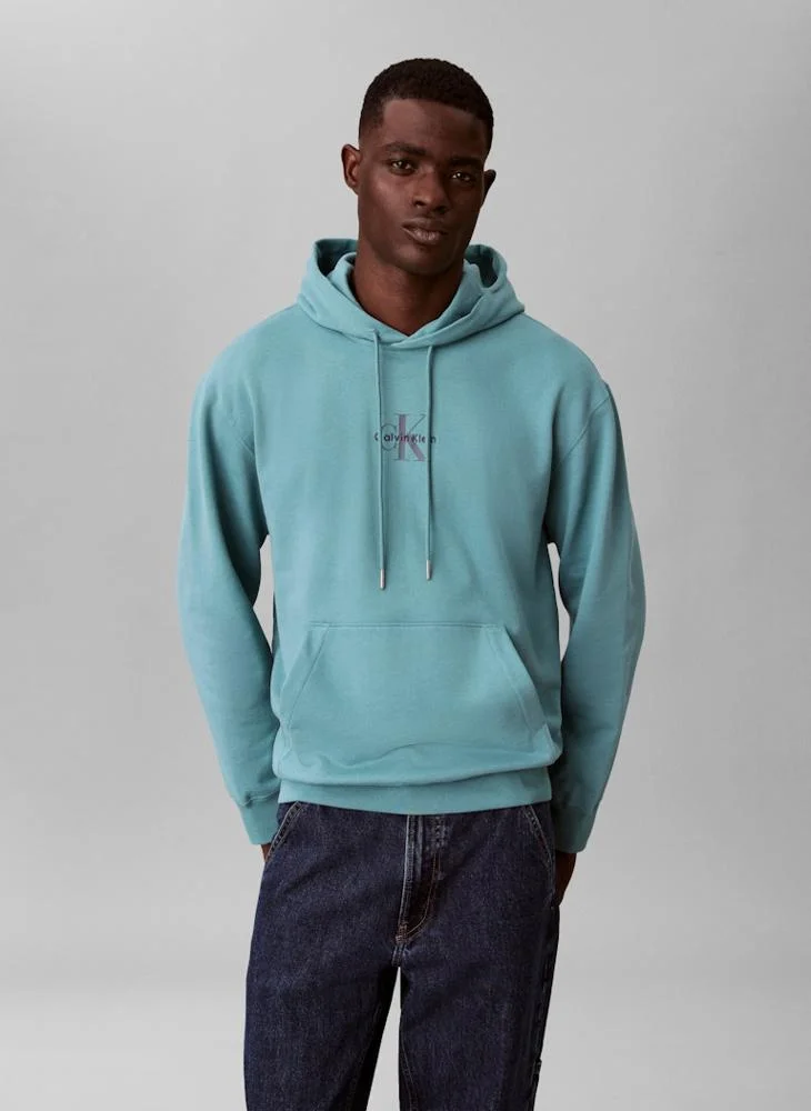 Cotton Terry Monogram Hoodie