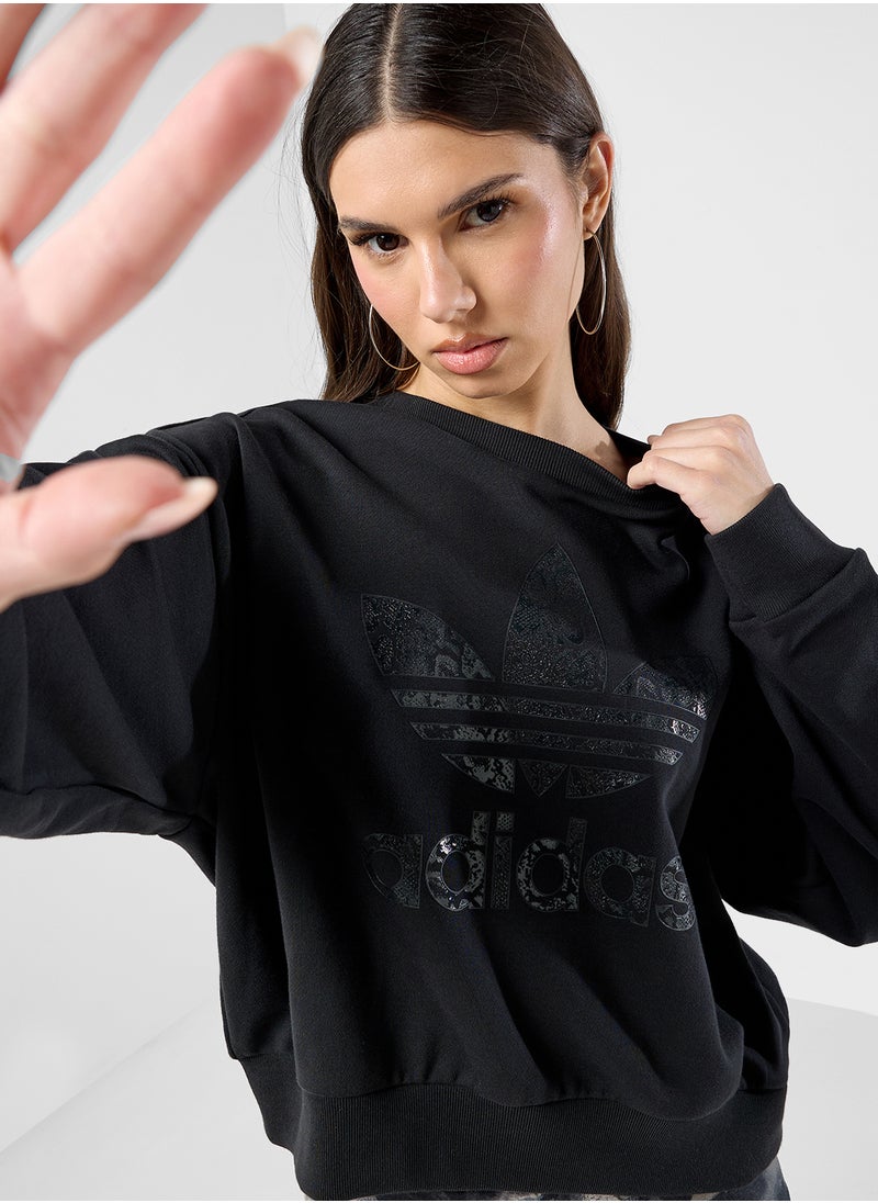 adidas Originals - Snake Crew Sweatshirt - Image 1
