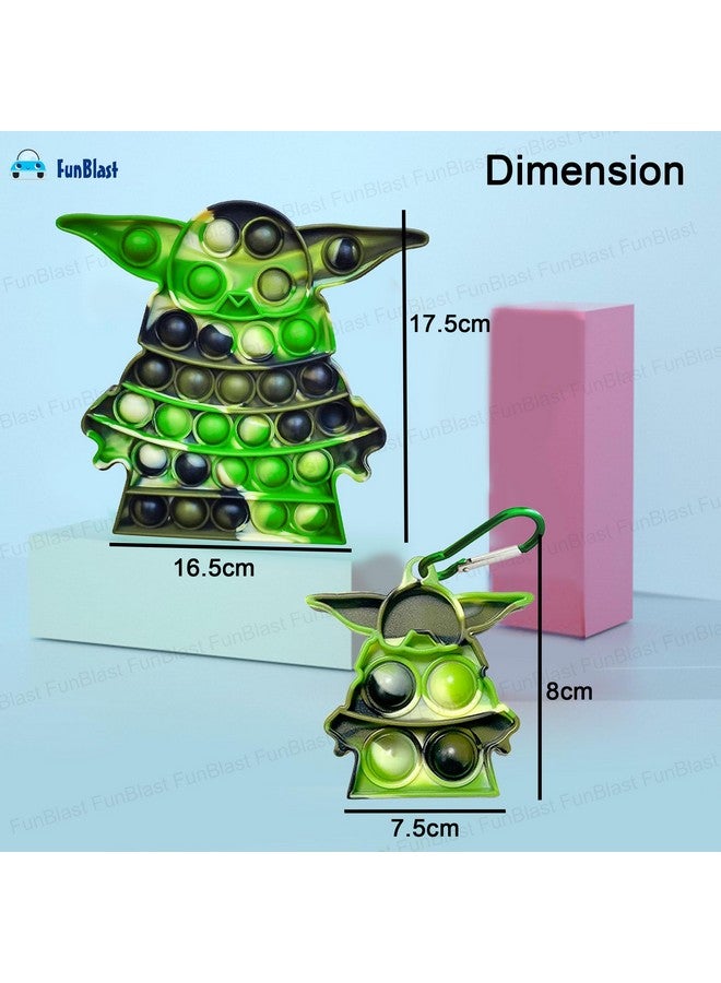 فنبلاست لعبة Pop It من FunBlast، لعبة Pop It للأطفال، لعبة Pop It، ألعاب Pop It للأطفال، لعبة Pop It Fidget، لعبة Pop It Big، لعبة Pop It للبنات، لعبة Pop It للأولاد، ألعاب تخفيف التوتر (عبوة من قطعتين) - Image 2