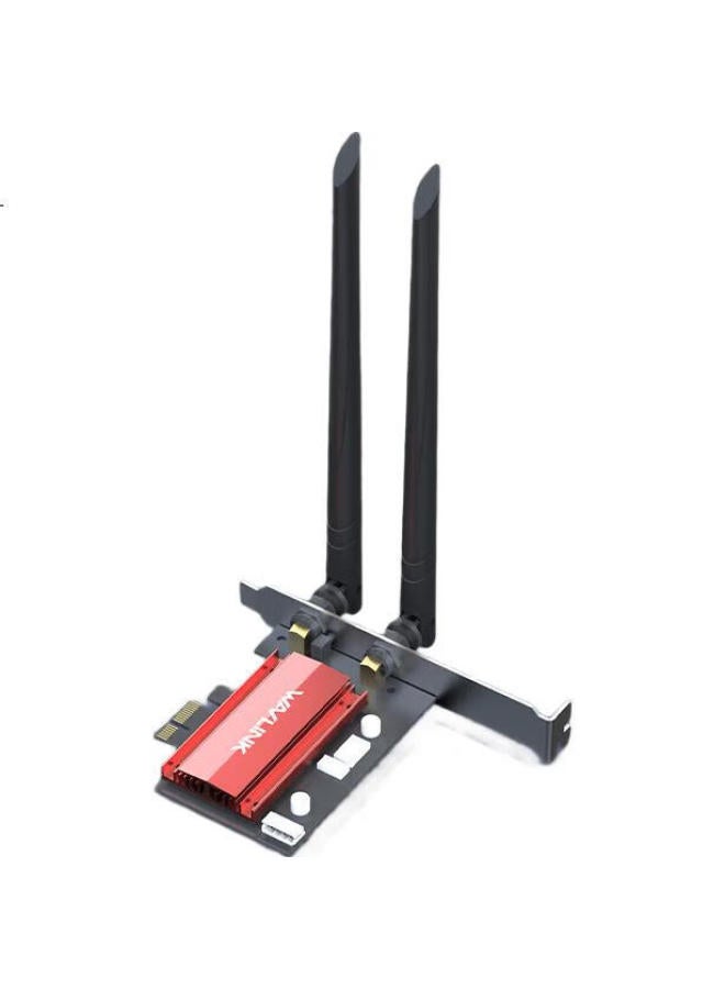 Wavlink Wn685Be3-B Be200 Wireless Network Adapter, Wifi 7 Gigabit, Gaming High-Speed Desktop Wifi Receiver And Transmitter, Built-In Pci-E Network Card, Bluetooth 5.4 - Image 3