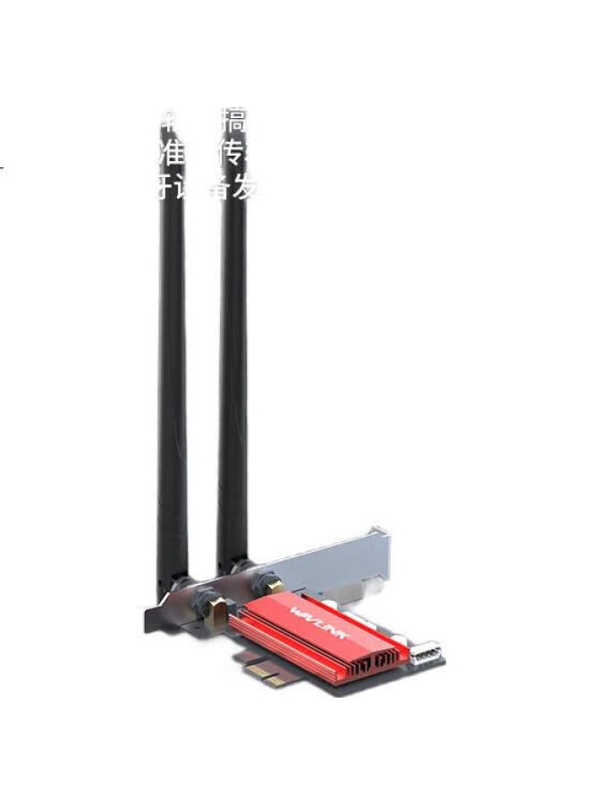 Wavlink Wn685Be3-B Be200 Wireless Network Adapter, Wifi 7 Gigabit, Gaming High-Speed Desktop Wifi Receiver And Transmitter, Built-In Pci-E Network Card, Bluetooth 5.4 - Image 2