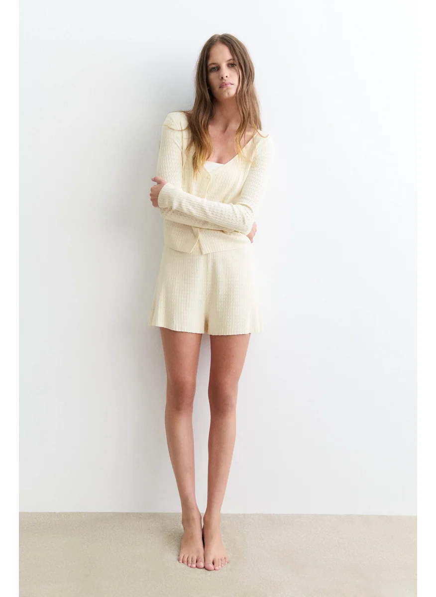 اتش اند ام Pointelle-Knit Cardigan