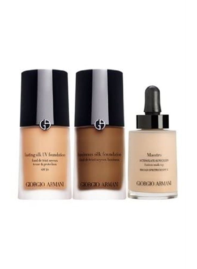 GIORGIO ARMANI فونداسيون حريري مضيء 1 أونصة # 4.75 BNIB, رقم 04.75, 1 عدد - Image 2