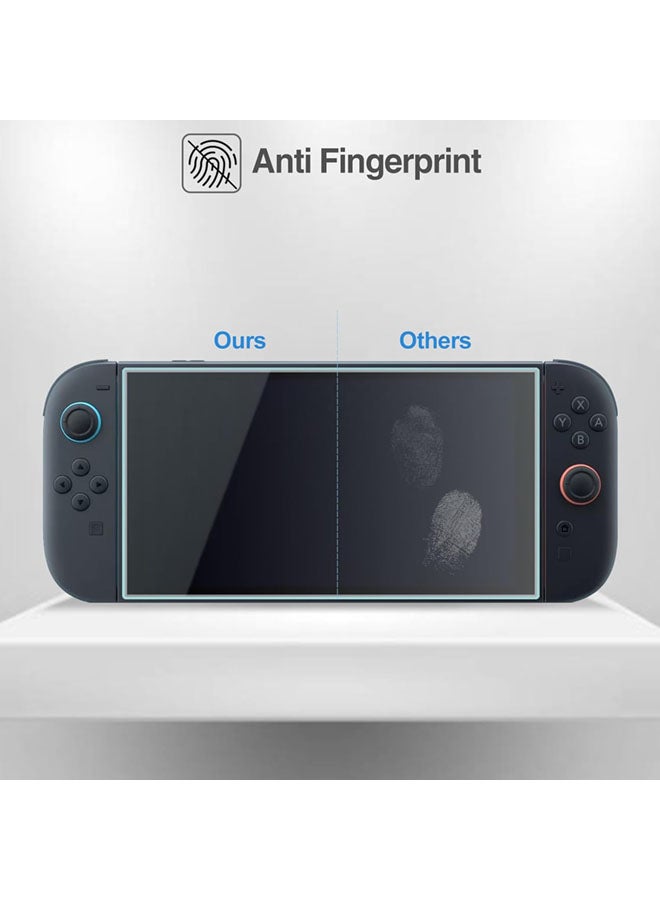 SJet 2 Pack Screen Protector for Nintendo Switch 2, Tempered Glass Compatible with Nintendo Switch 2 7.9-inch - Image 5