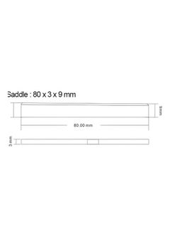 Generic Saddle Bridge Repair Replacement Accessory Part for 6 Strings Classical Guitar  - Image 2