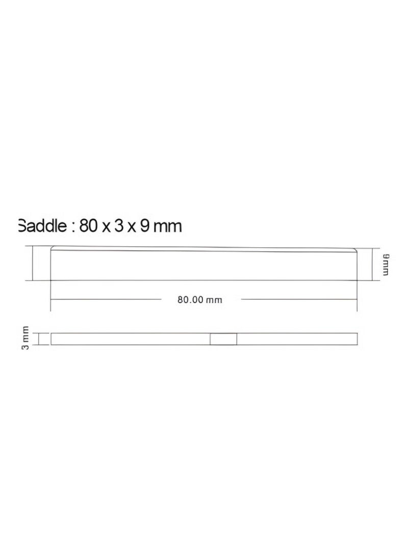 Generic - Saddle Bridge Repair Replacement Accessory Part for 6 Strings Classical Guitar - Image 1
