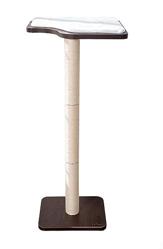 PetFusion Ultimate Cat Window Climbing Perch 45 Tall Tree Sisal Scratching Posts Modern Design Simply Suctions to Window EASY TO ASSEMBLE