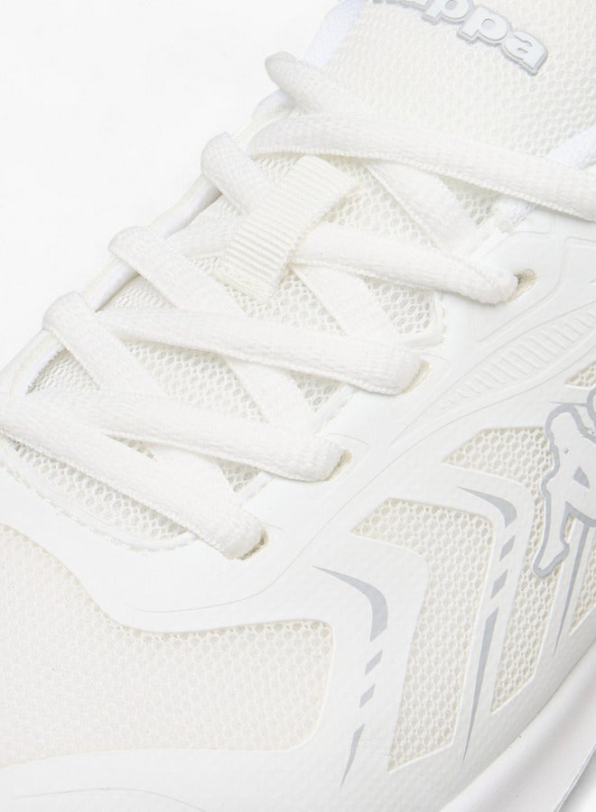 Kappa Women's Logo Print Sports Shoes with Lace-Up Closure - Image 4