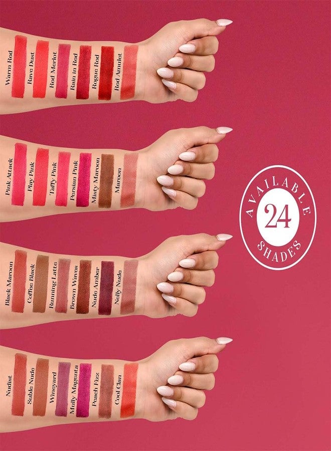 جلام 21 أحمر شفاه Glam21 Matte Envy | لون غني | قوام كريمي | أحمر شفاه خفيف الوزن | عنابي - 3.5 غرام - Image 5