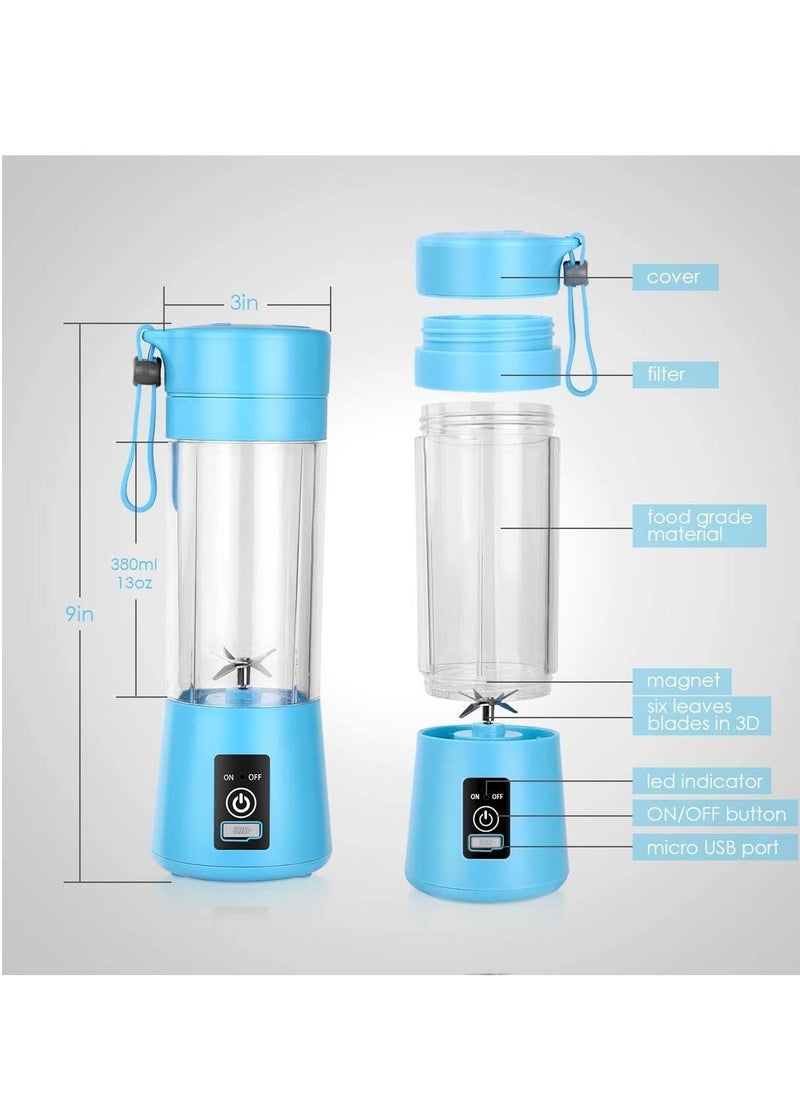 Generic - Global Portable Electric Personal Blender USB Rechargeable Suitable for Making Smoothies and Fancy Juices Multi Color - Image 1