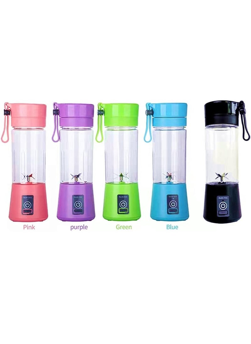 Generic - Global Portable Electric Personal Blender USB Rechargeable Suitable for Making Smoothies and Fancy Juices Multi Color - Image 1